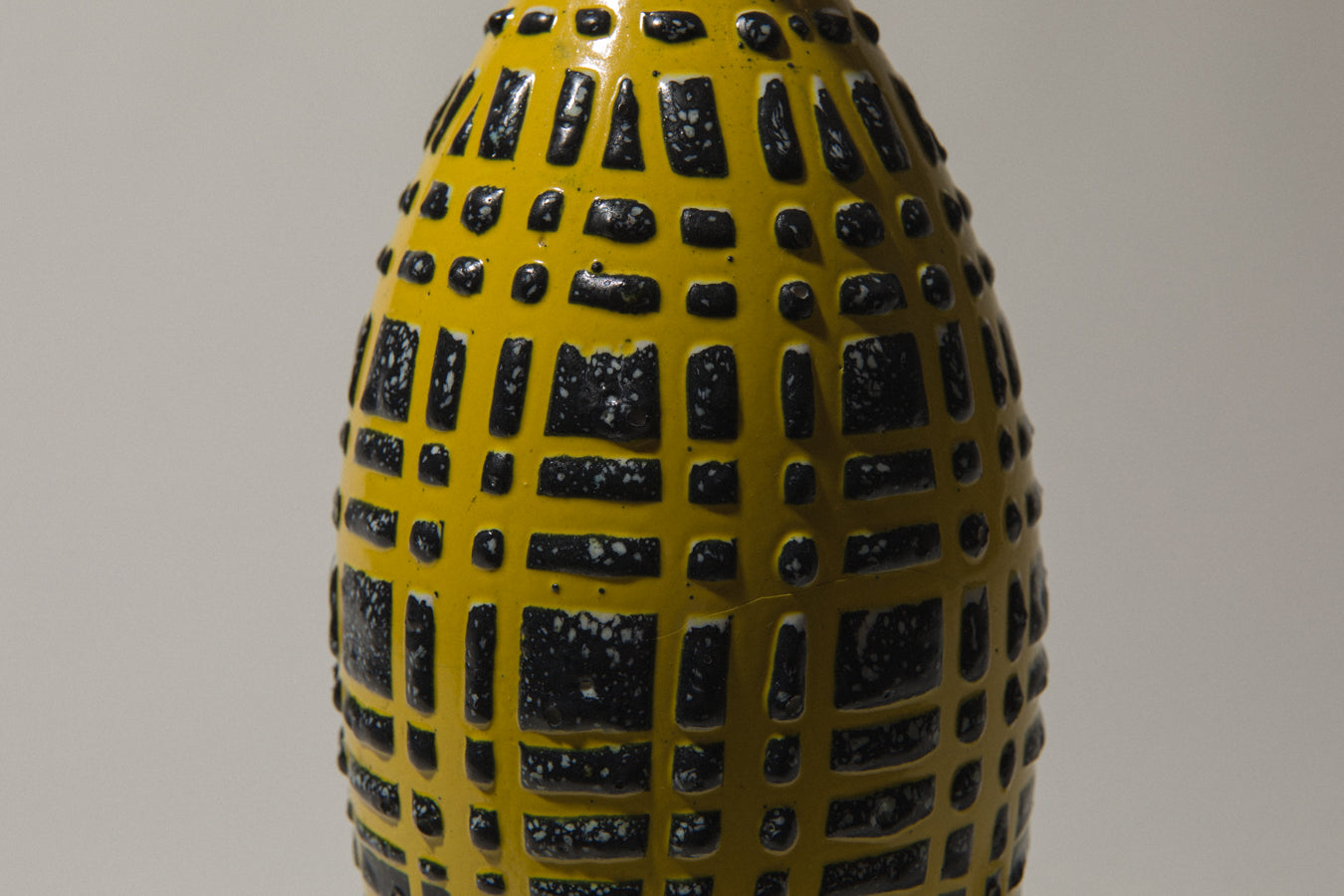 Vintage ceramic grenade VASE