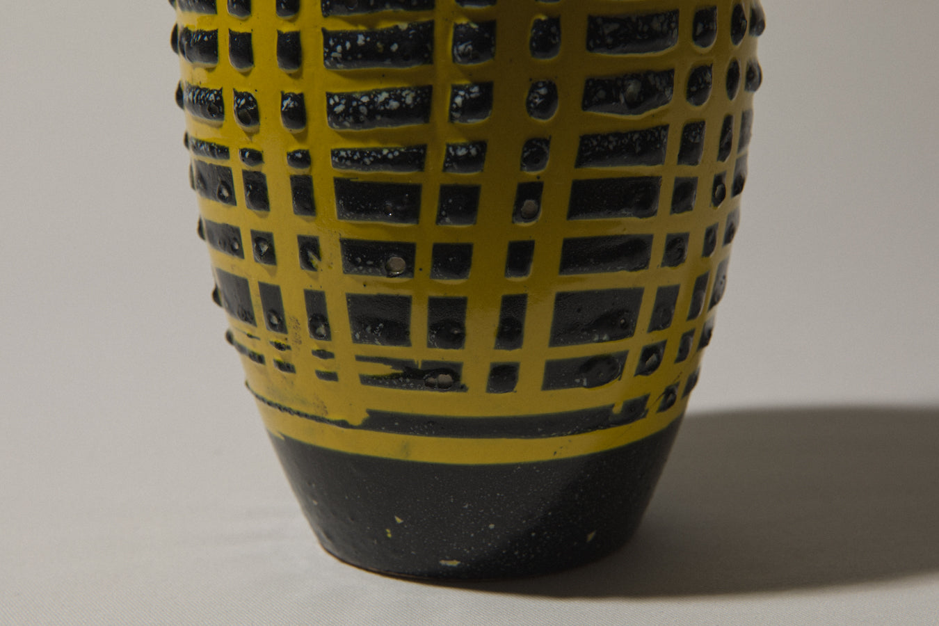 Vintage ceramic grenade VASE