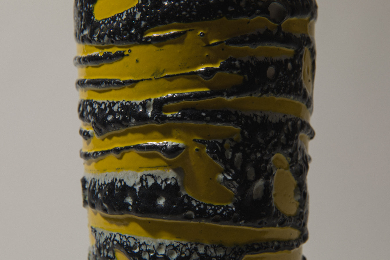Vintage ceramic cylinder VASE