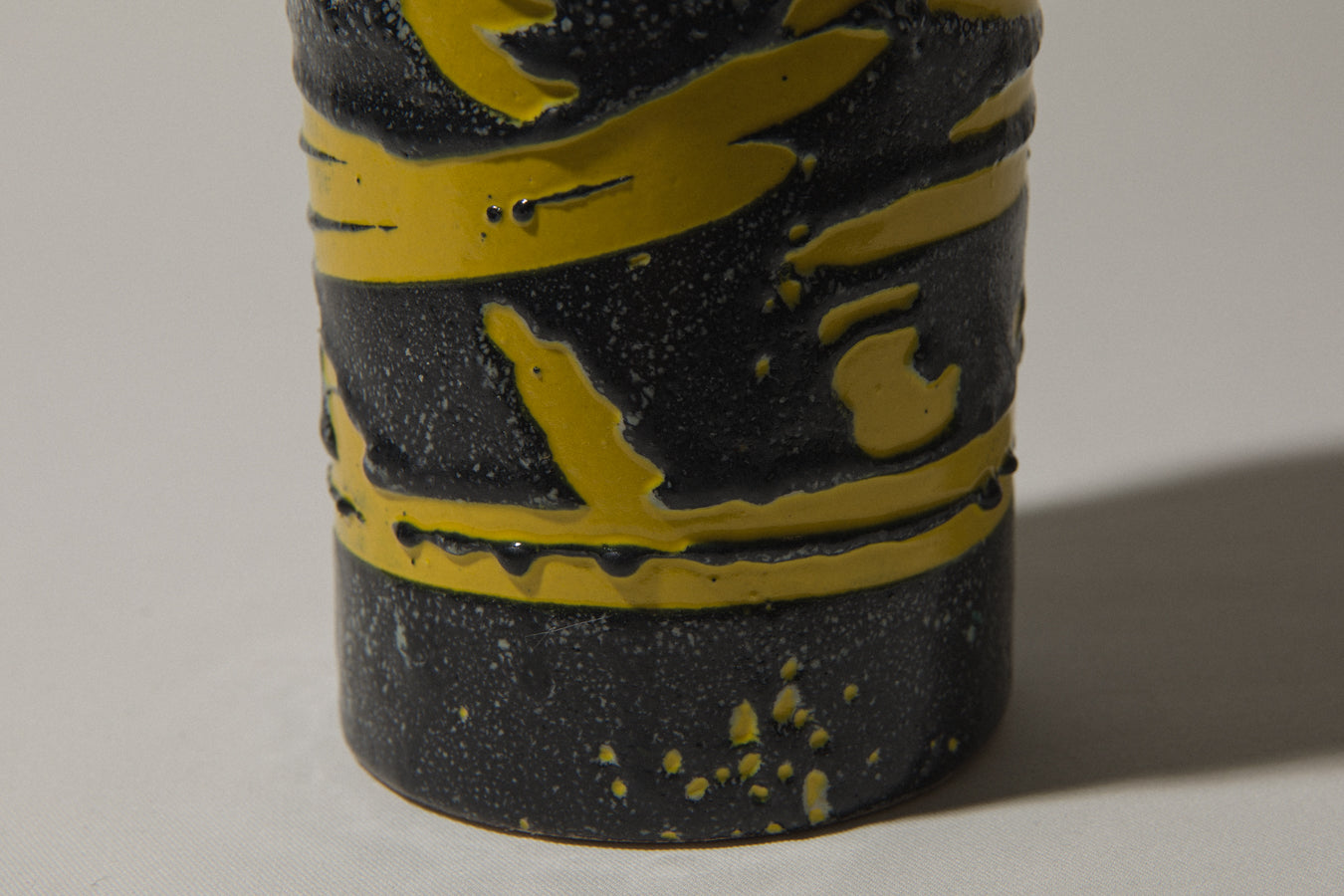 Vintage ceramic cylinder VASE