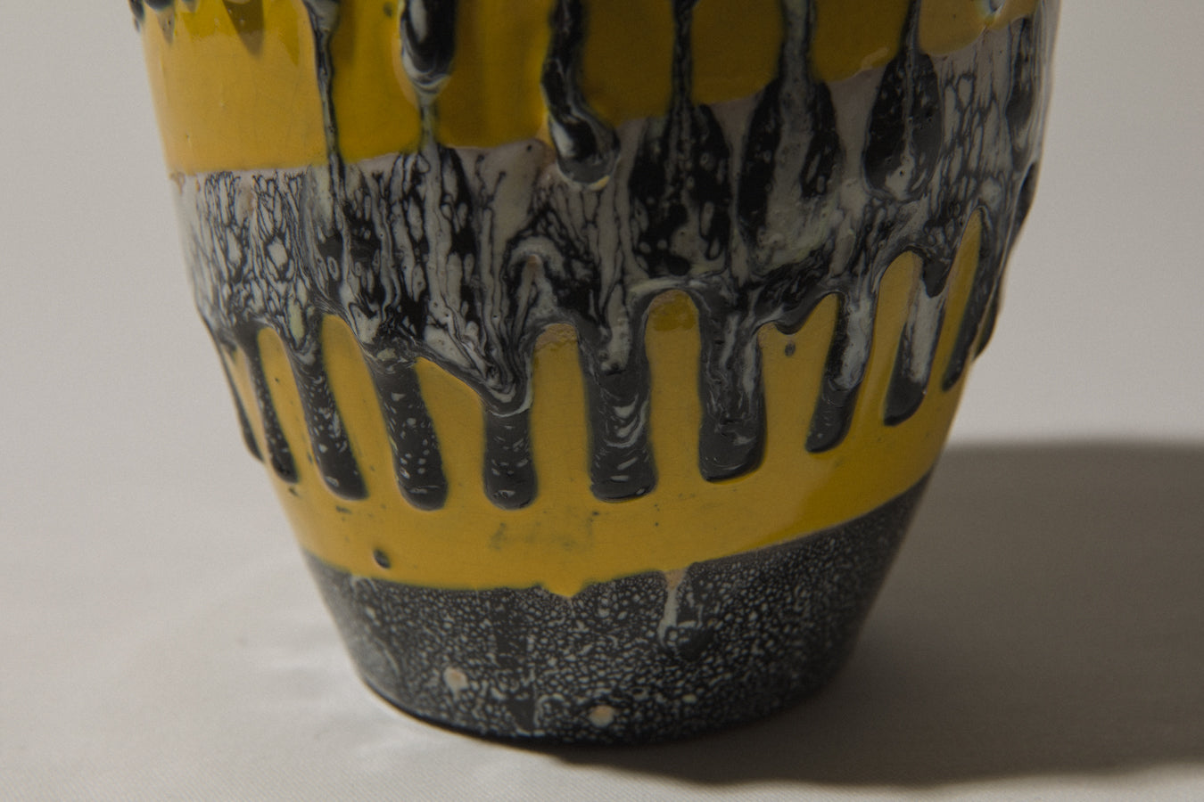 Vintage ceramic oval VASE