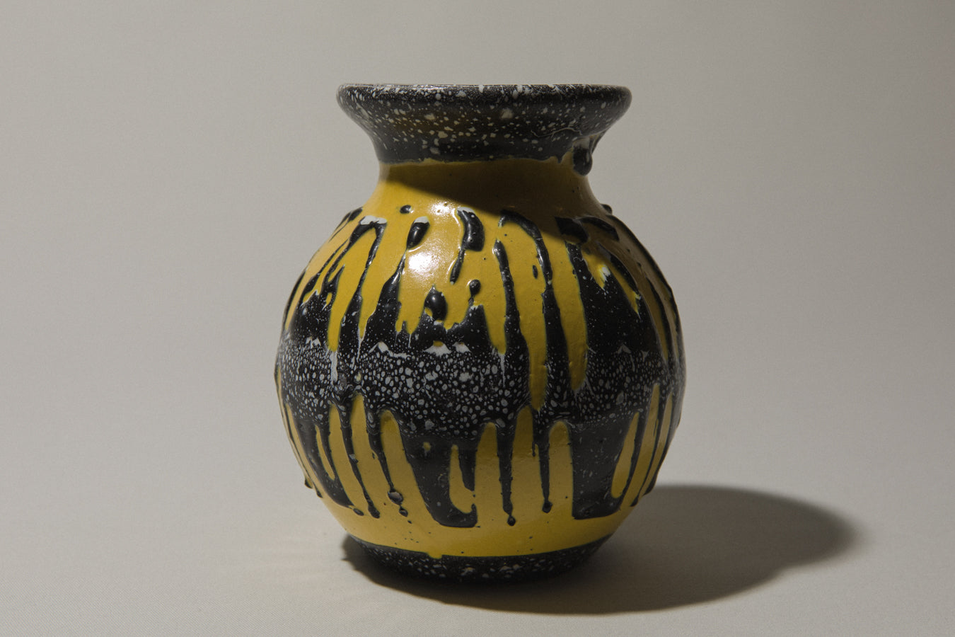 Vintage ceramic sphere VASE