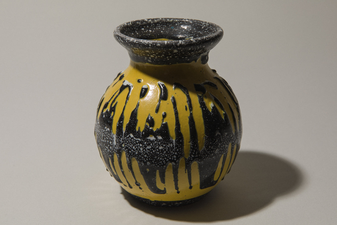 Vintage ceramic sphere VASE