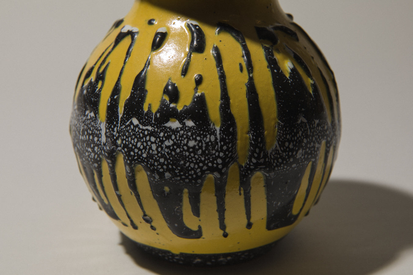Vintage ceramic sphere VASE