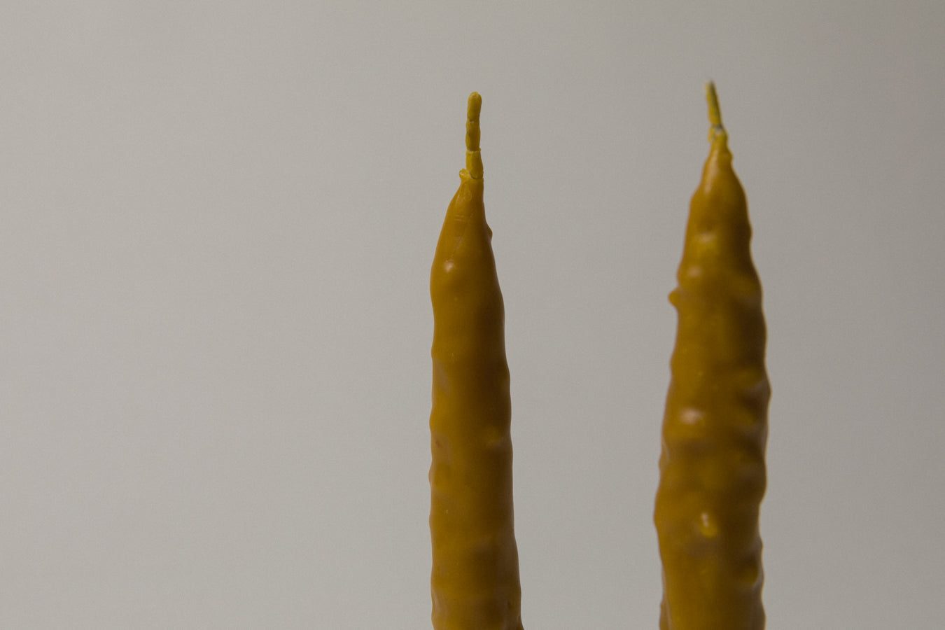 Dipped beeswax CANDLE set of two