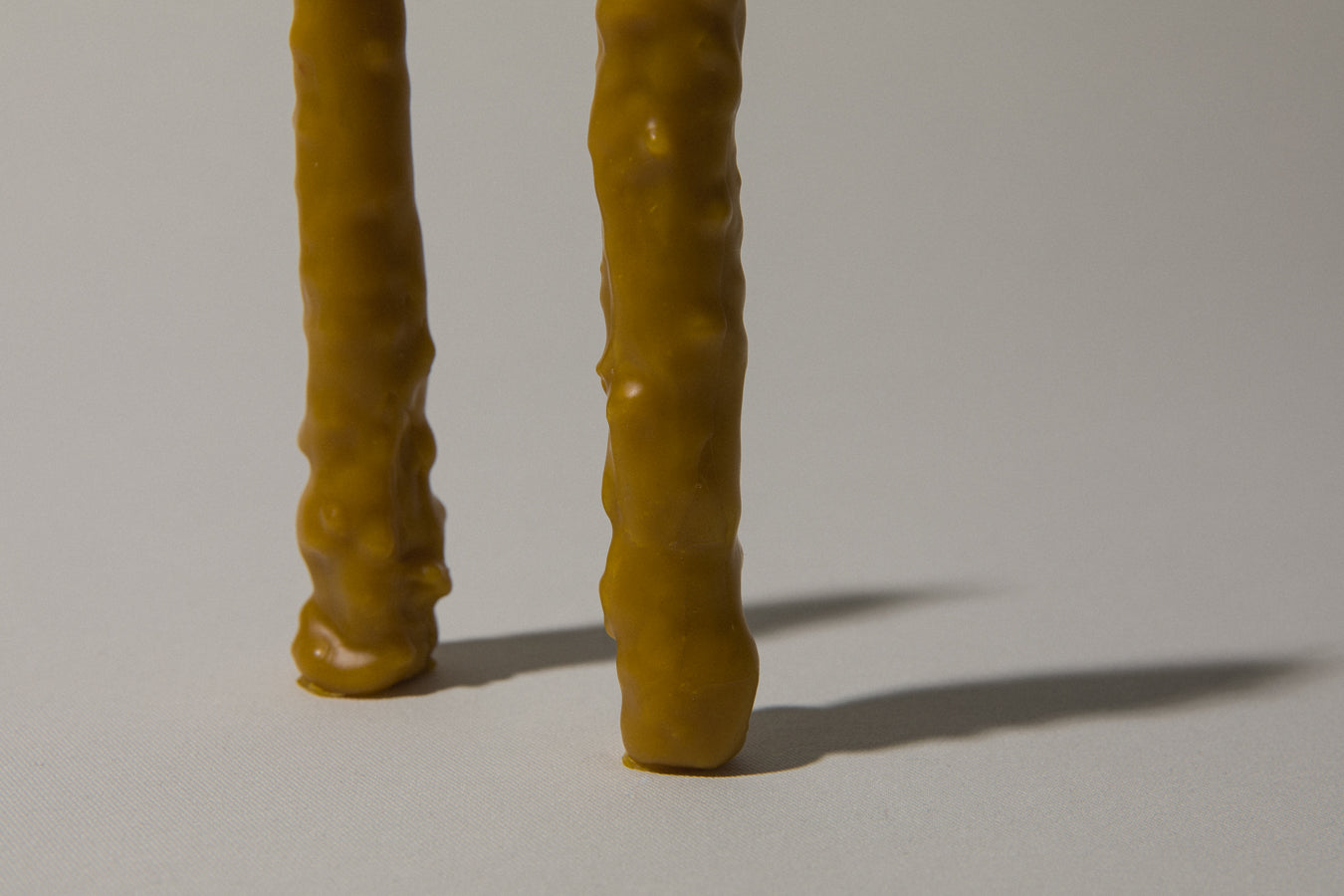 Dipped beeswax CANDLE set of two