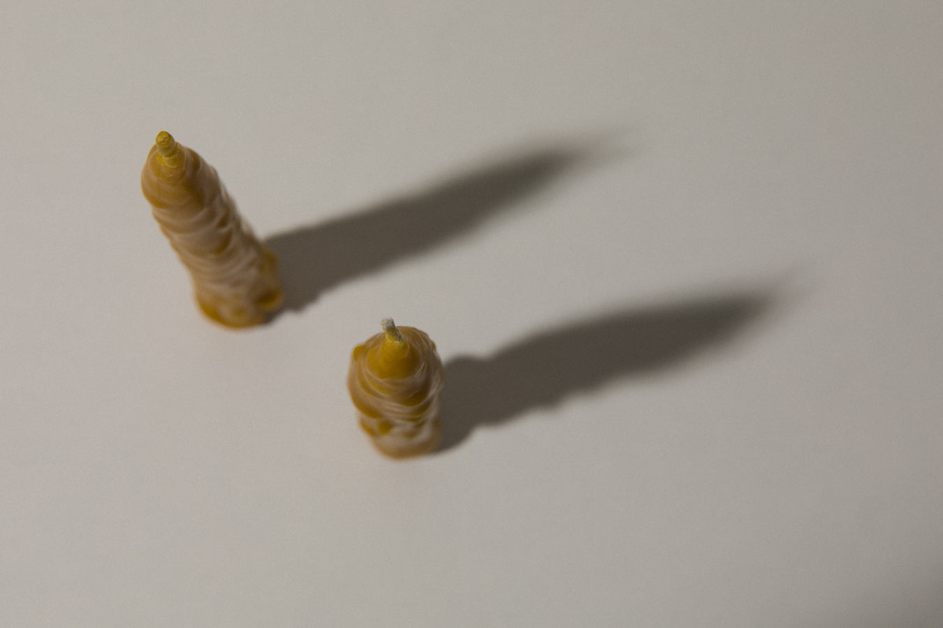 Dipped beeswax CANDLE set of two