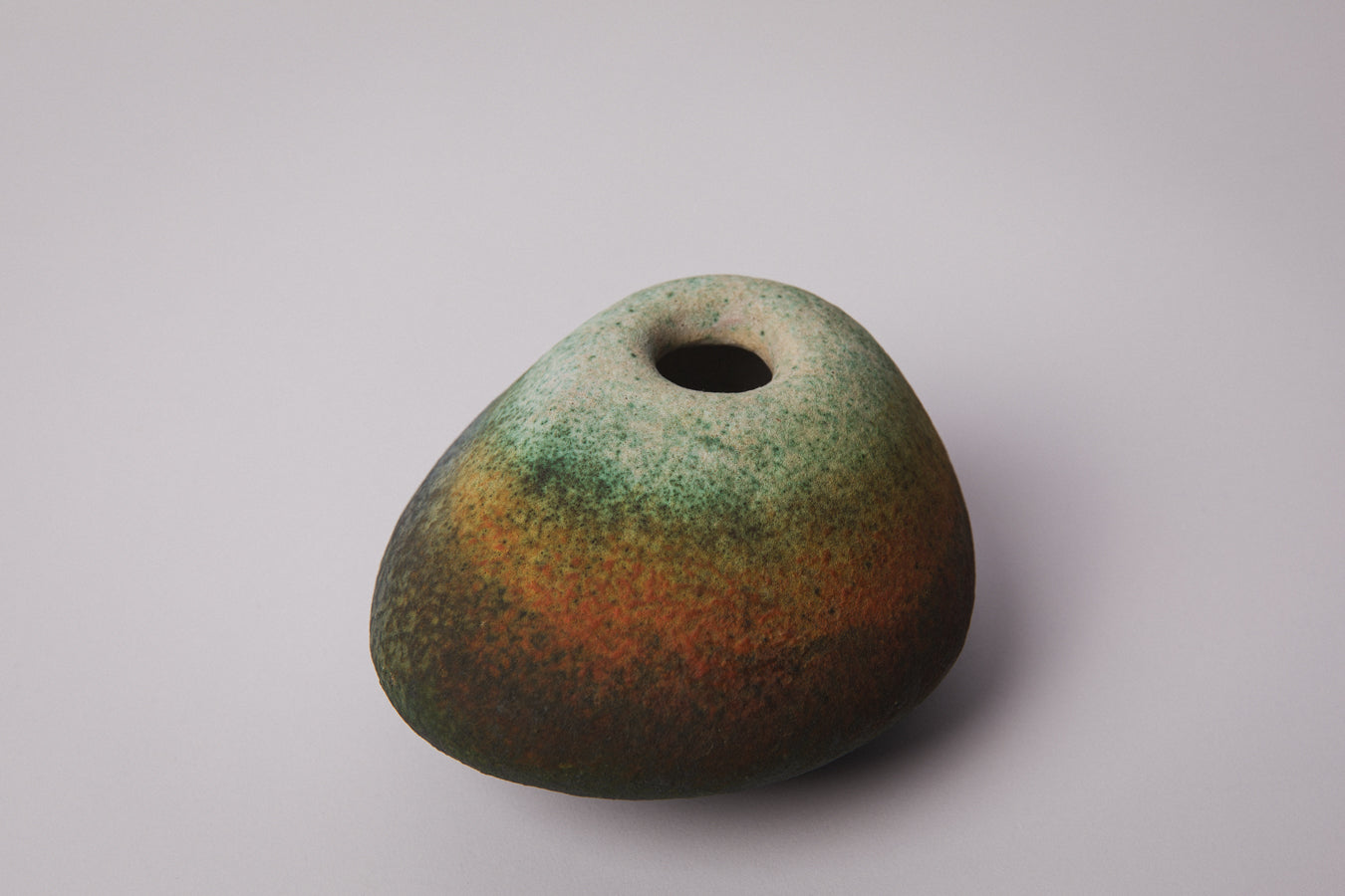 Reclining Pebble VASE by Ágoston Simó _ 1343