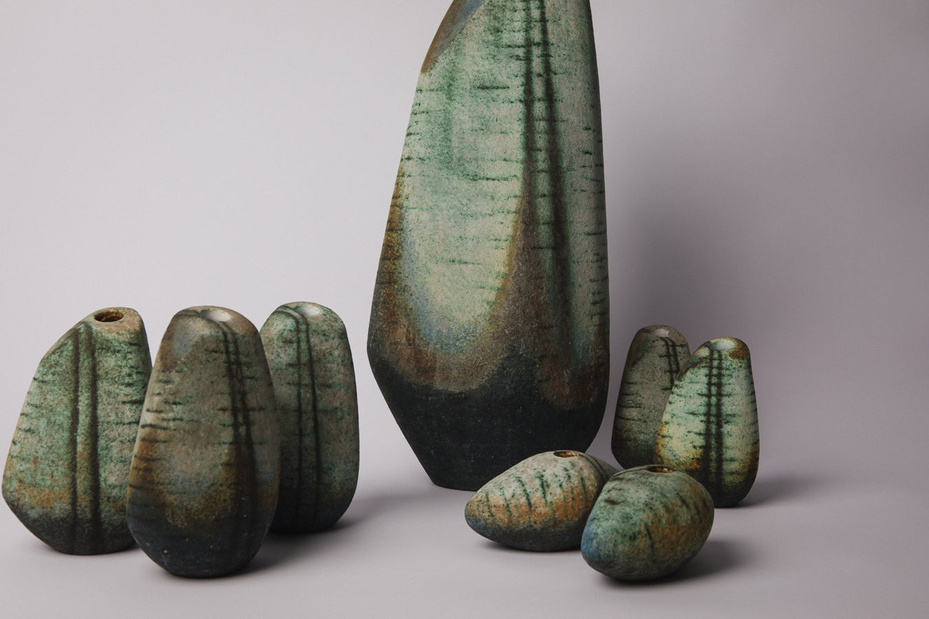 Large FLOOR VASE by Ágoston Simó _ 1335