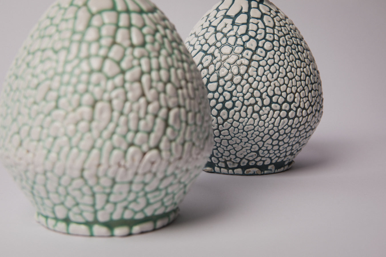 Ceramic VASE with crackle glaze _ 1364