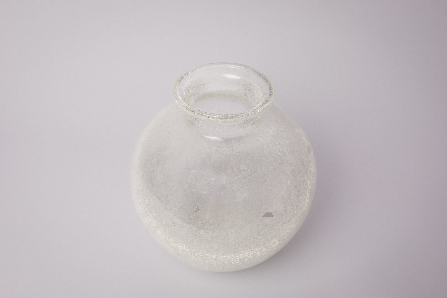 White veil glass VASE _ 1503