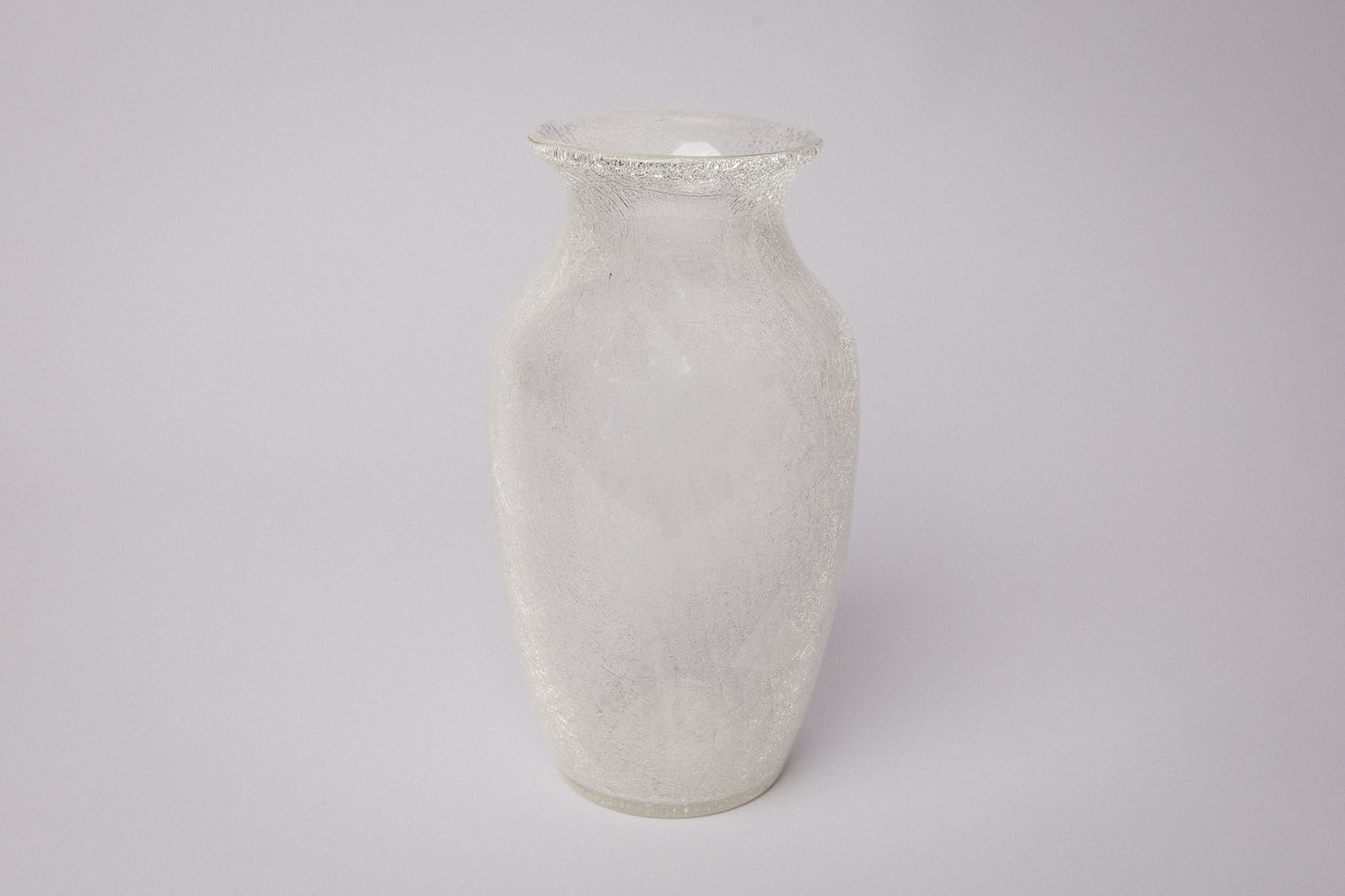 White veil glass VASE _ 1504