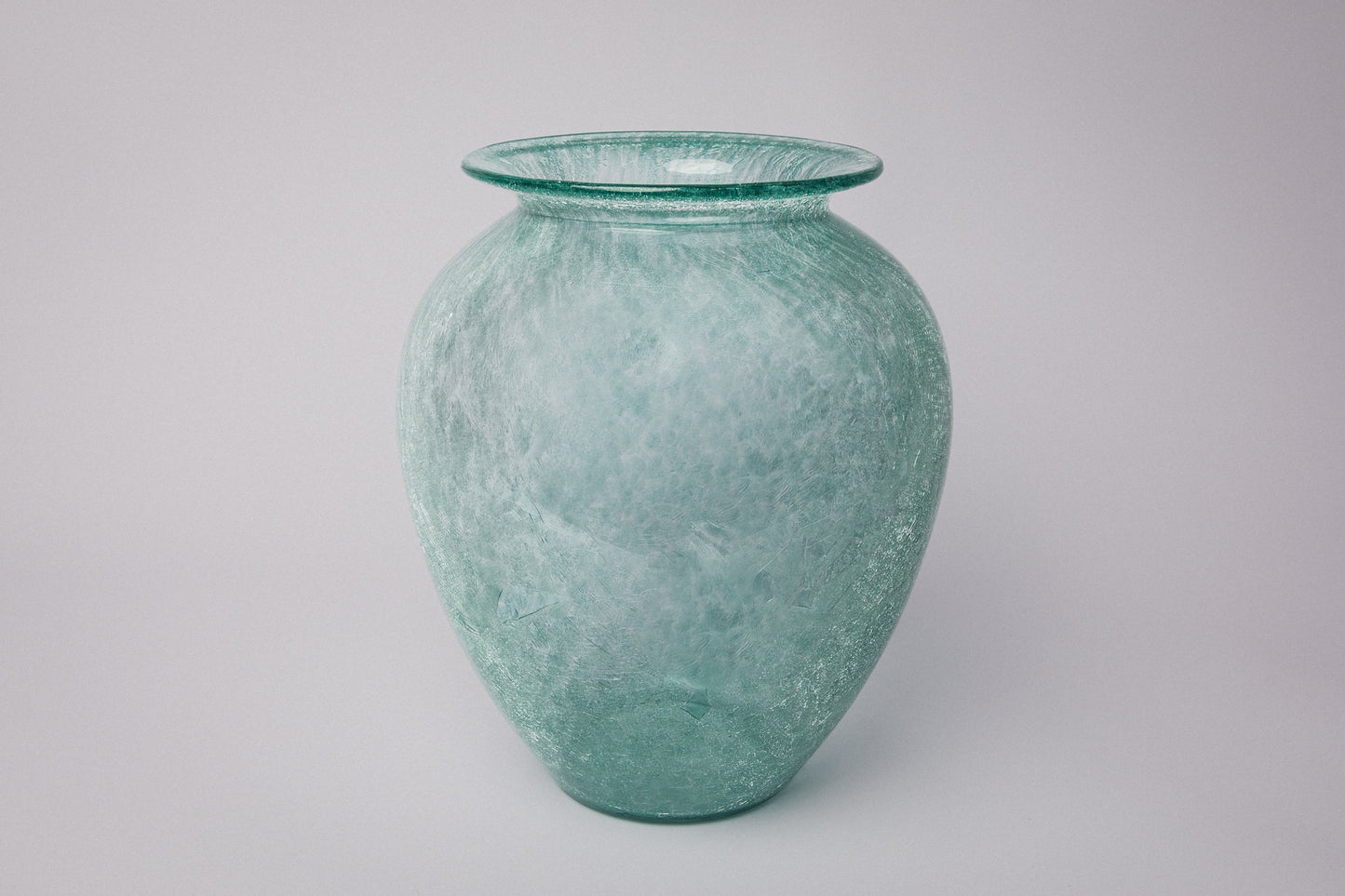 Teal veil glass VASE _ 1507