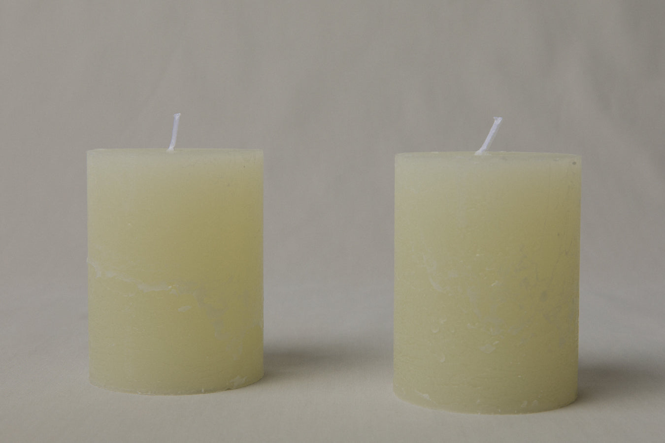 Pack of two cylindrical CANDLE XS
