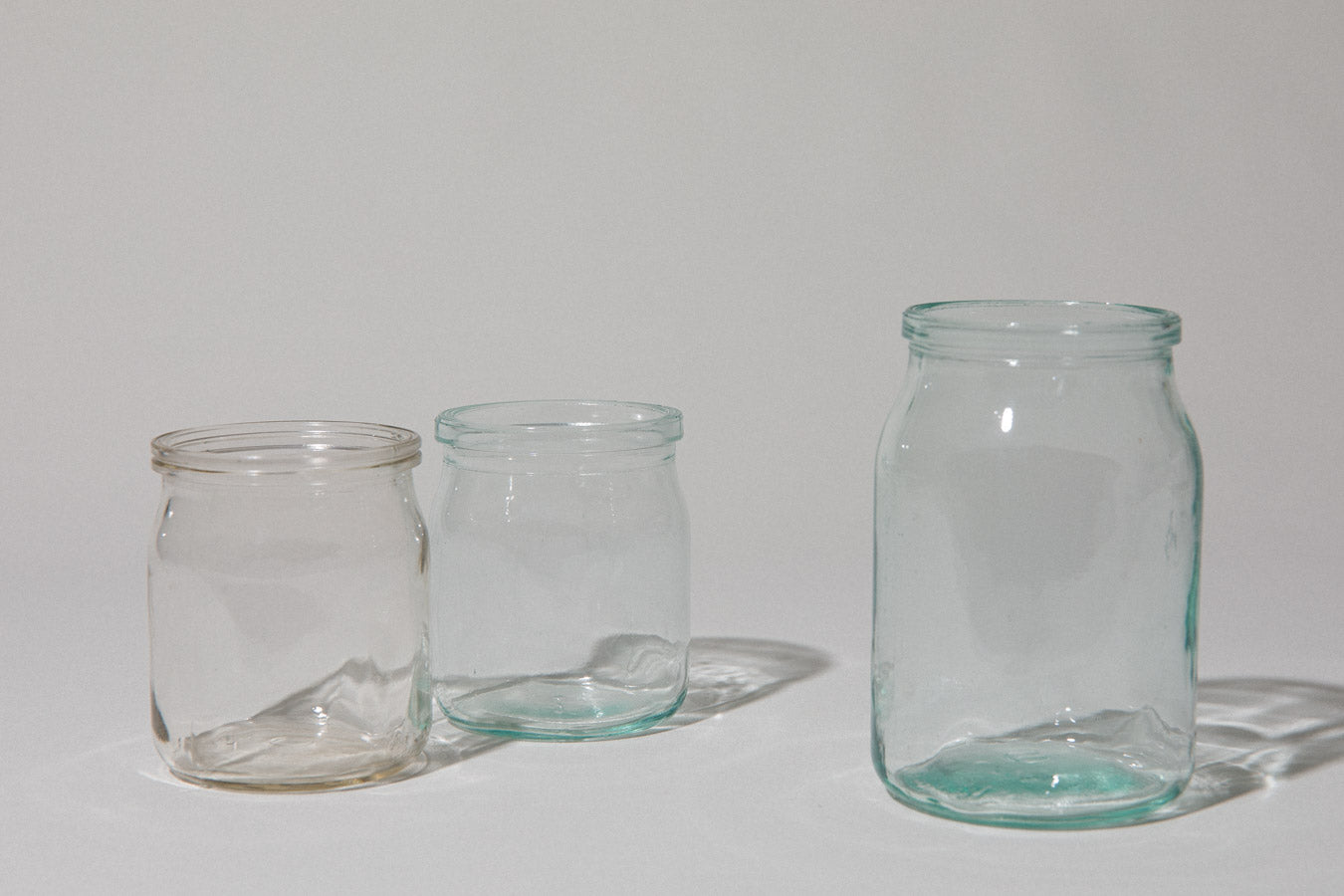 Set of three Vintage PRESERVING JAR