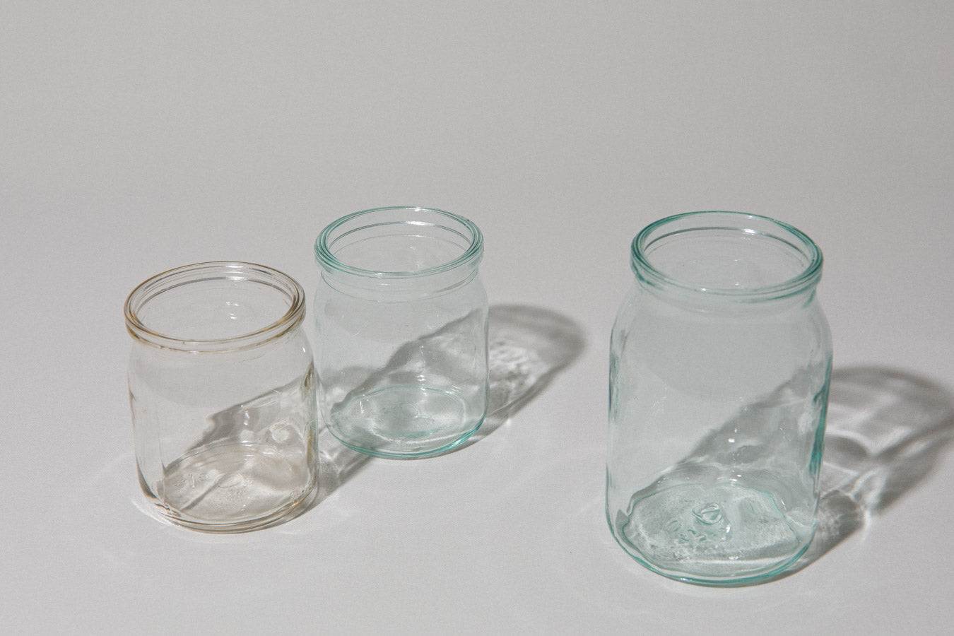 Set of three Vintage PRESERVING JAR