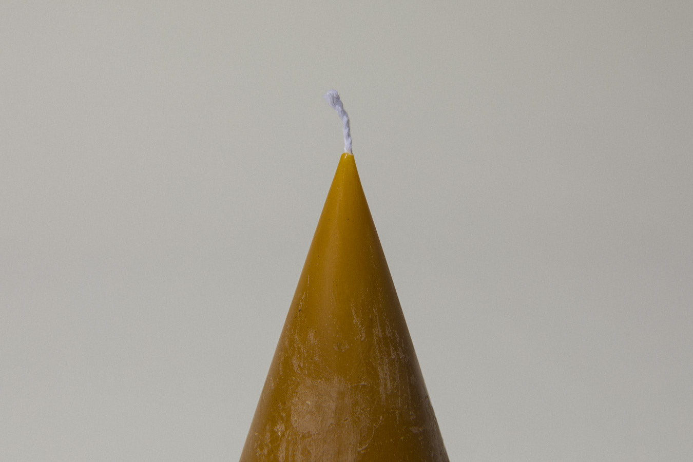 Beeswax cone CANDLE large