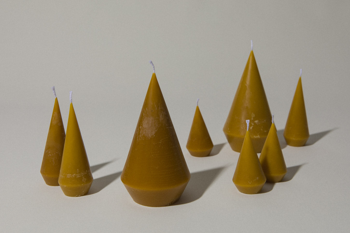 Beeswax cone CANDLE large