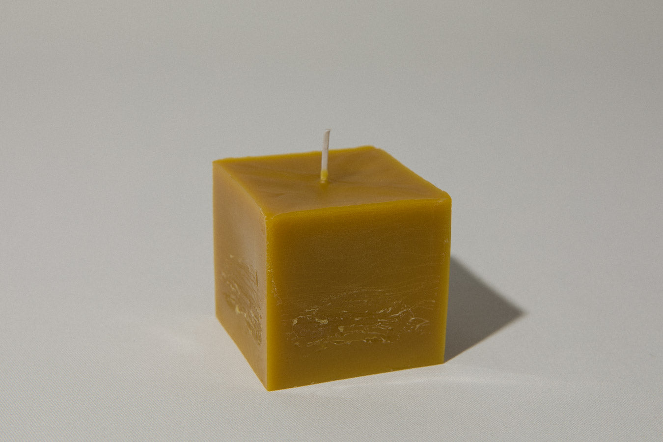 Beeswax cube CANDLE large