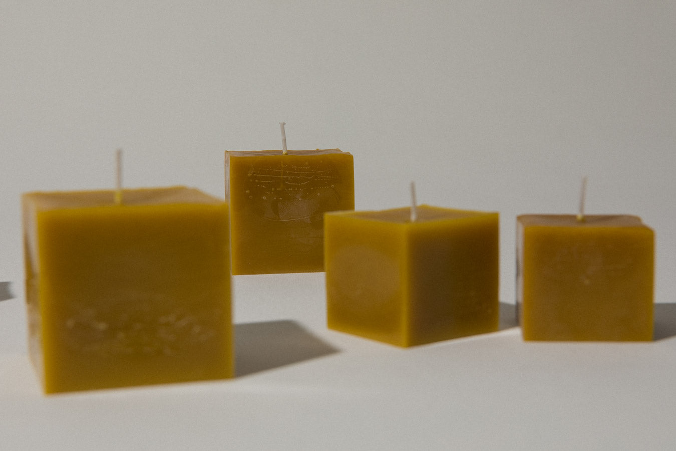 Beeswax cube CANDLE large