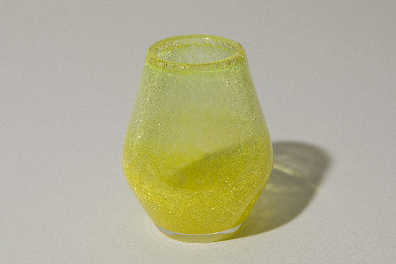 Yellow veil glass TUMBLER