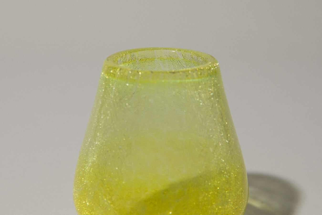Yellow veil glass TUMBLER