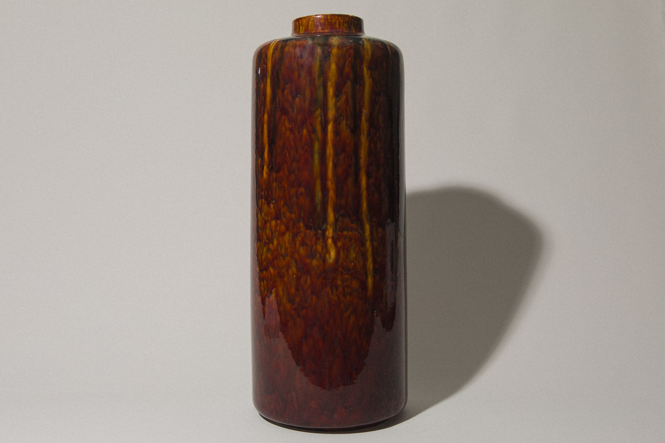 Rust brown FLOOR VASE