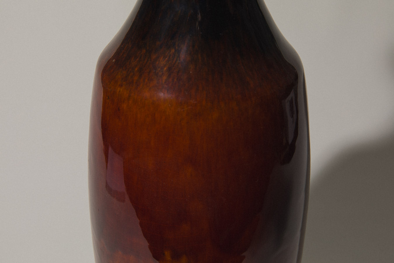 Rust brown FLOOR VASE