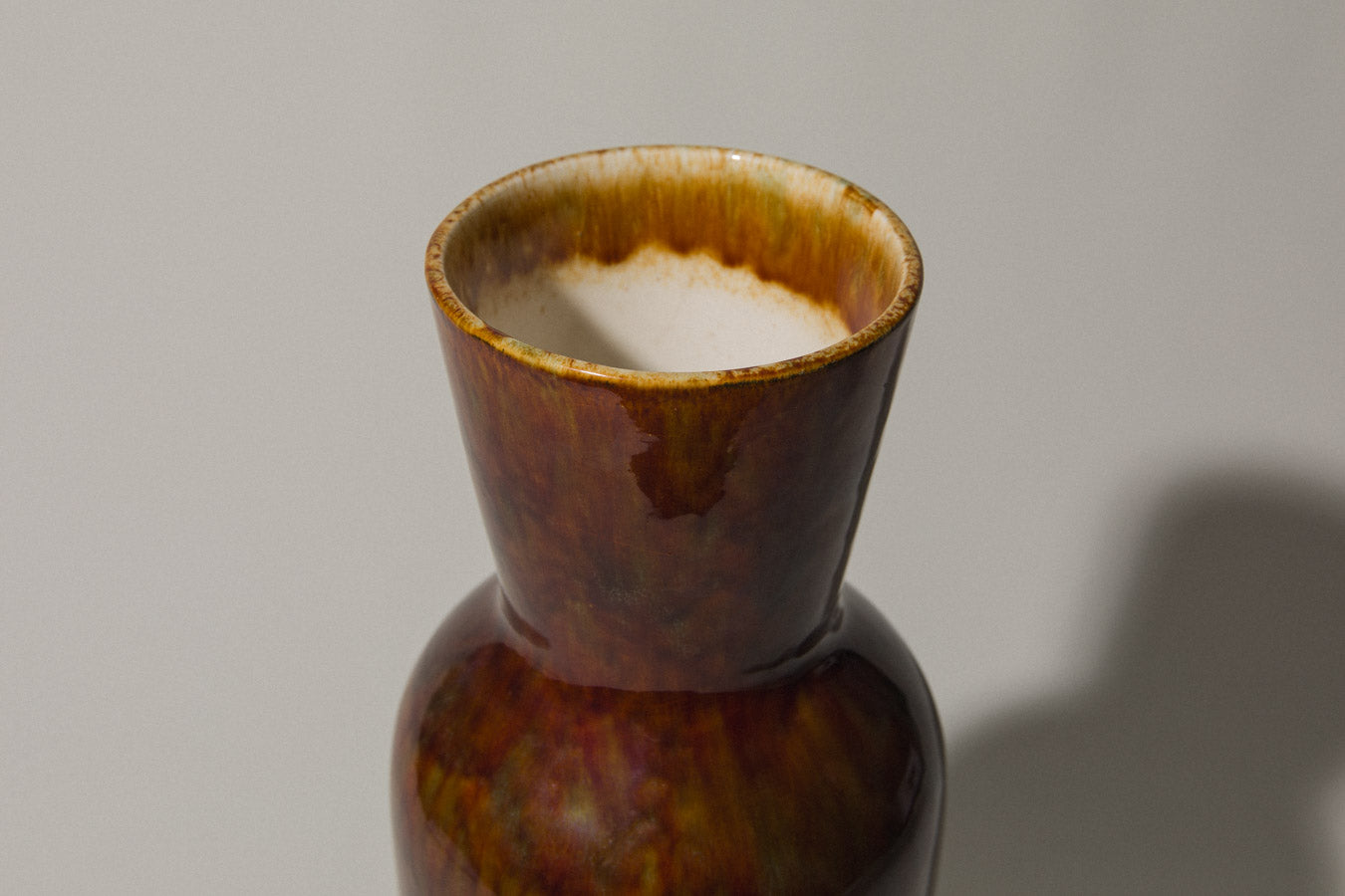 Rust brown VASE