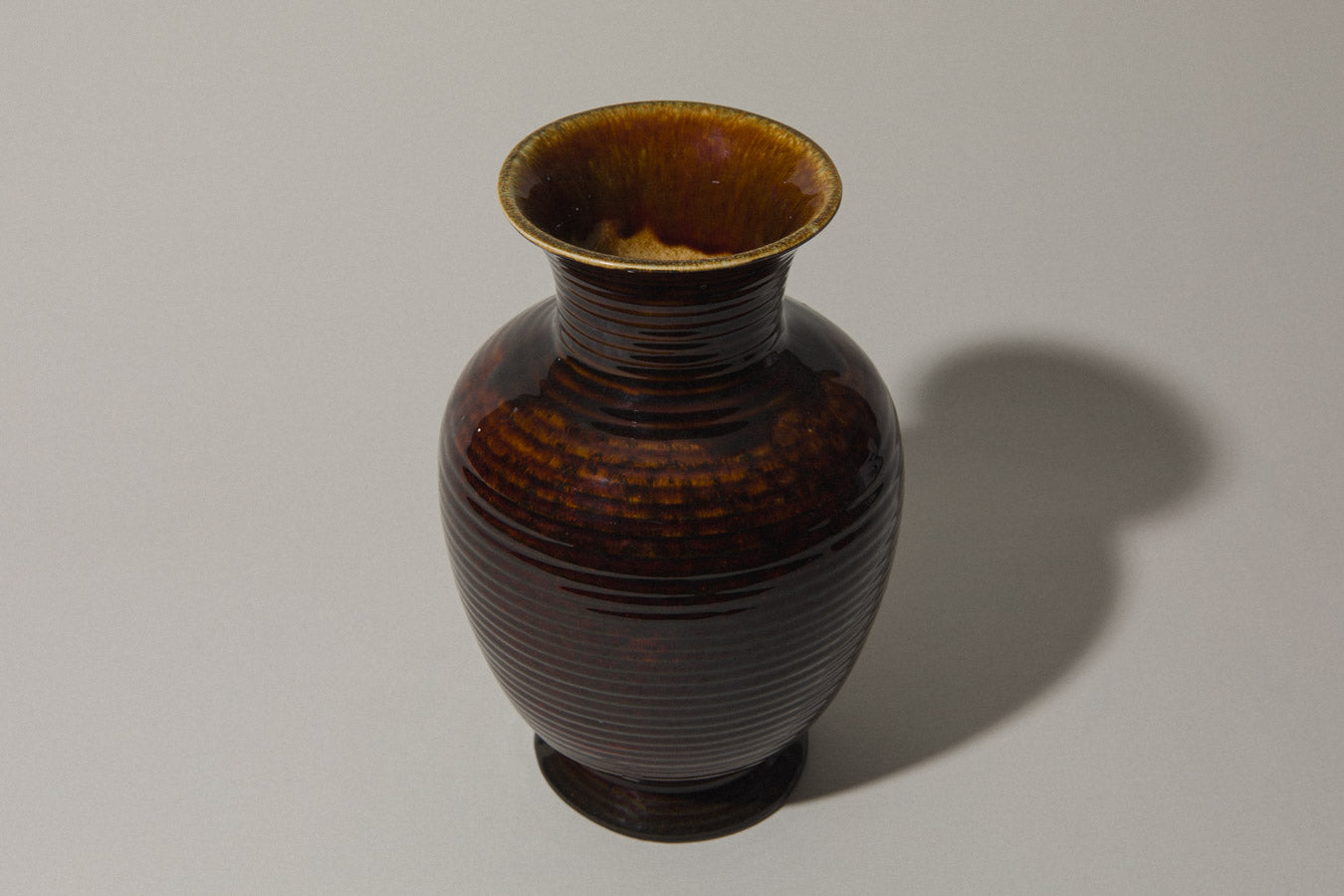 Classic shape faience VASE