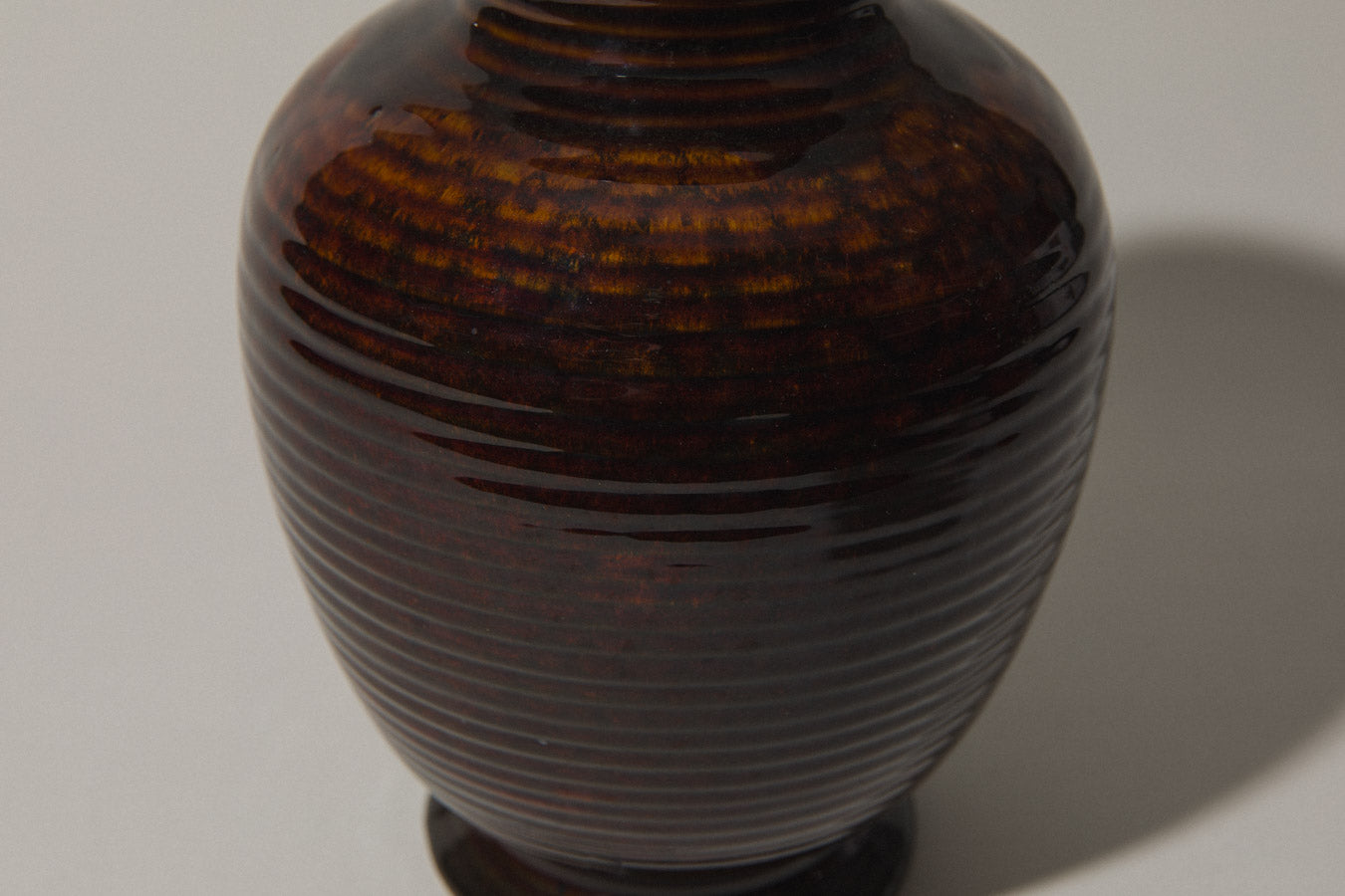 Classic shape faience VASE