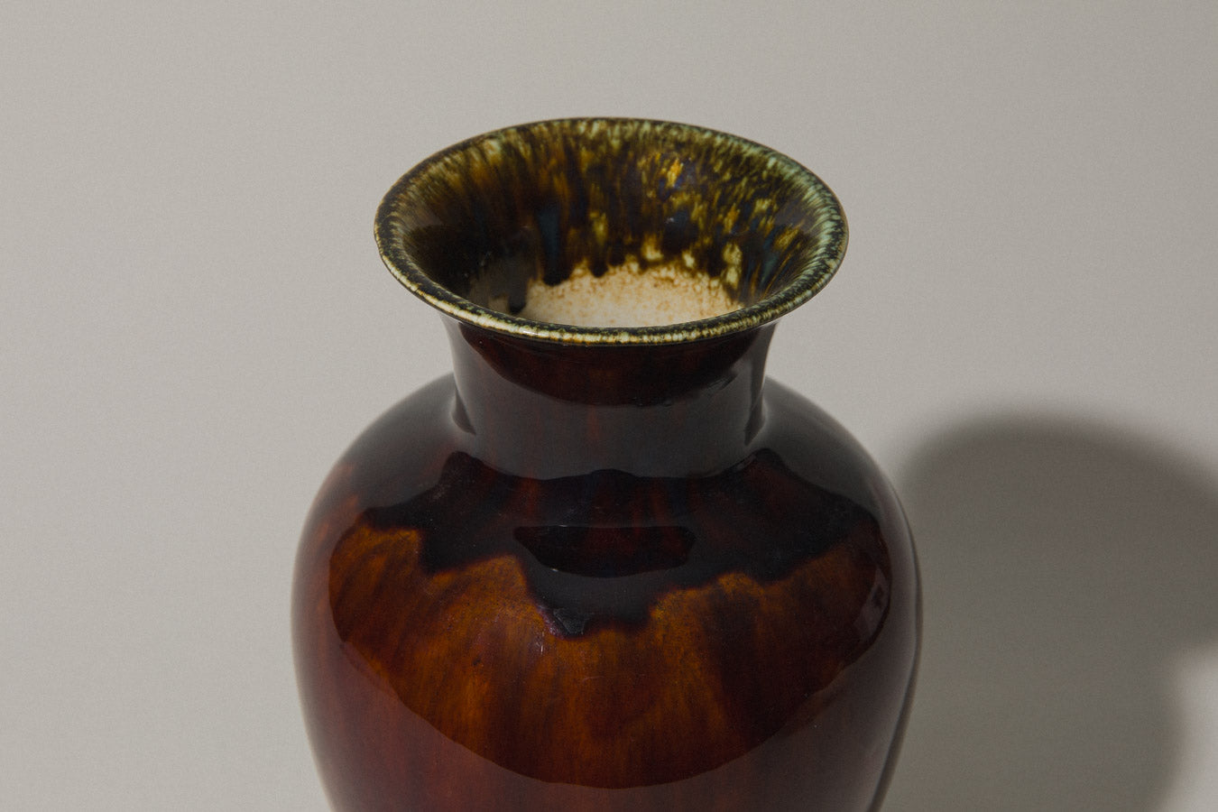 Classic shape faience VASE