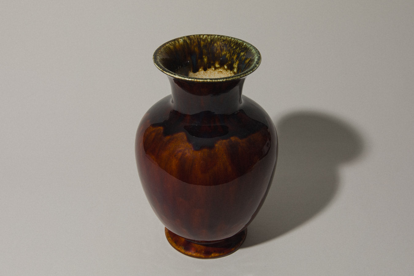 Classic shape faience VASE