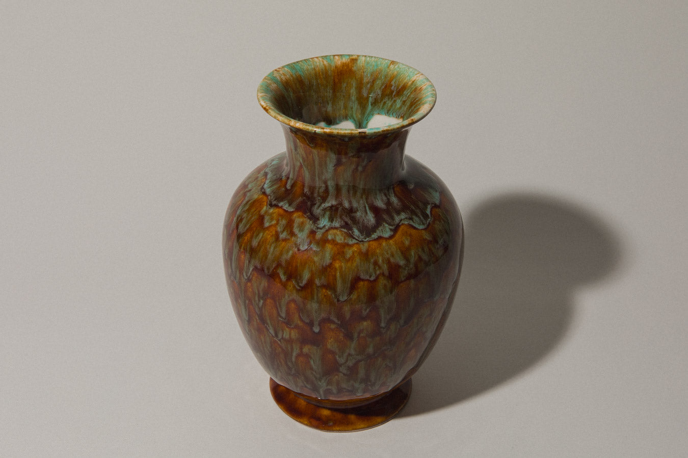 Classic shape faience VASE