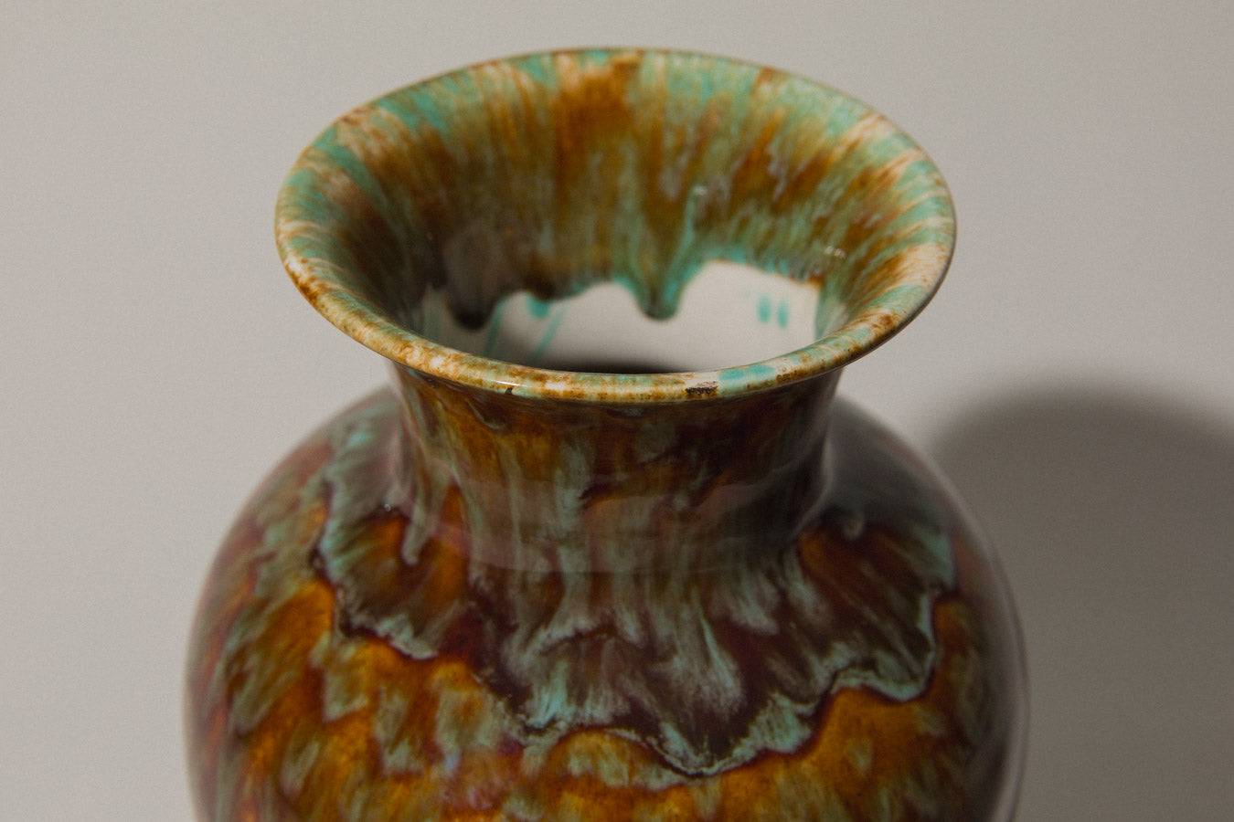 Classic shape faience VASE