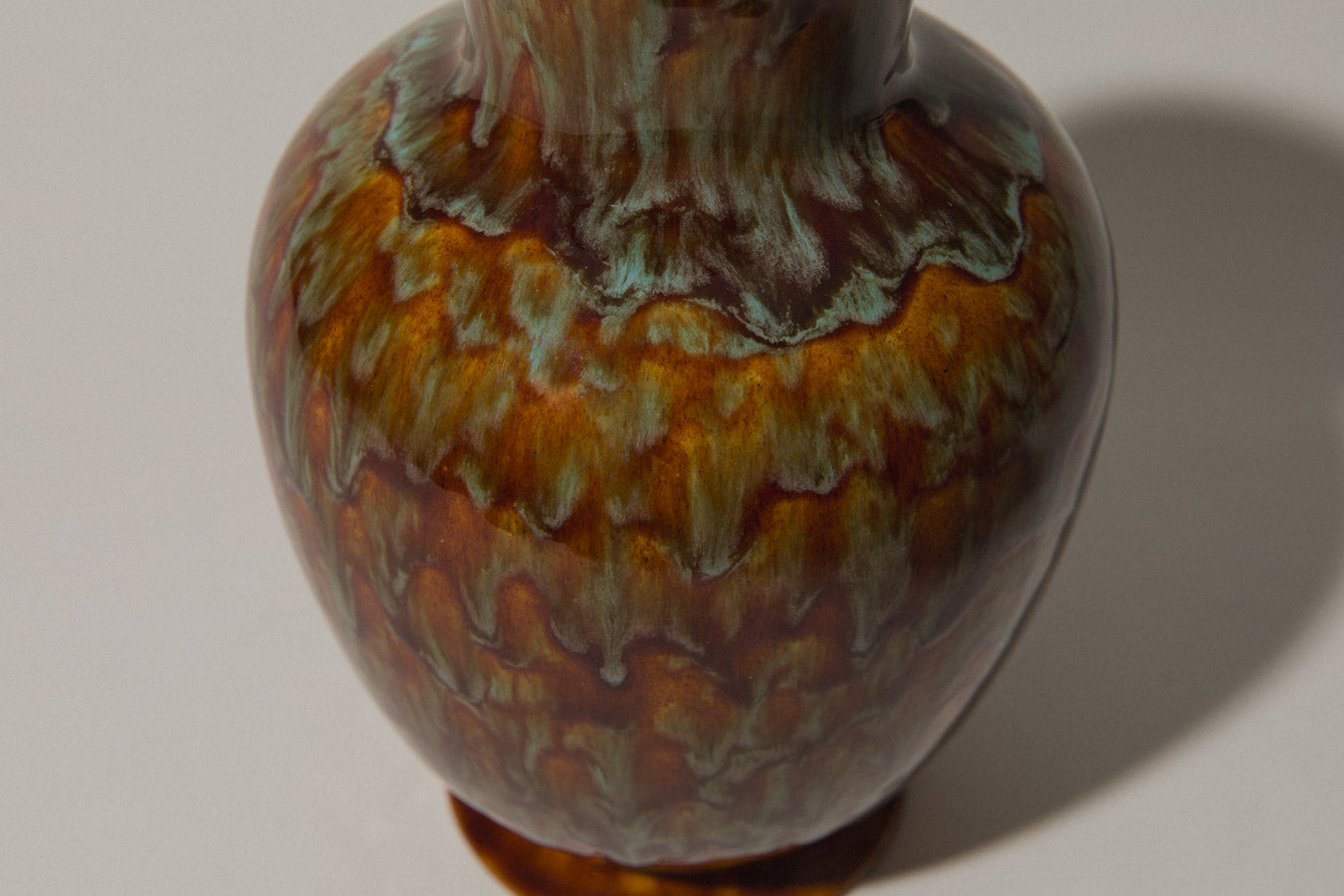 Classic shape faience VASE