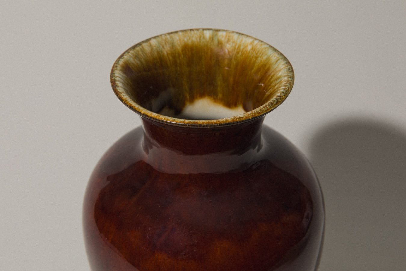 Classic shape faience VASE