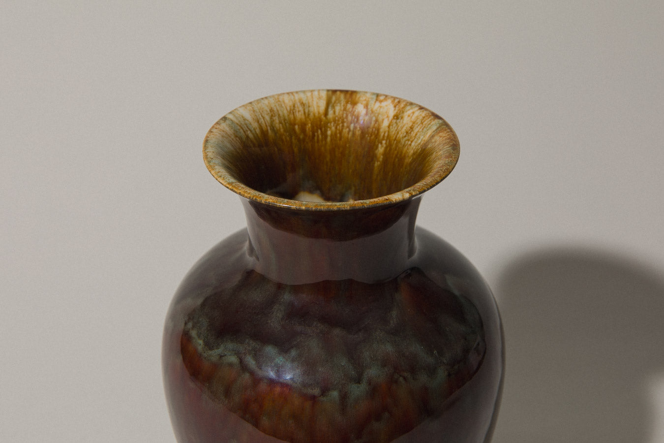 Classic shape faience VASE
