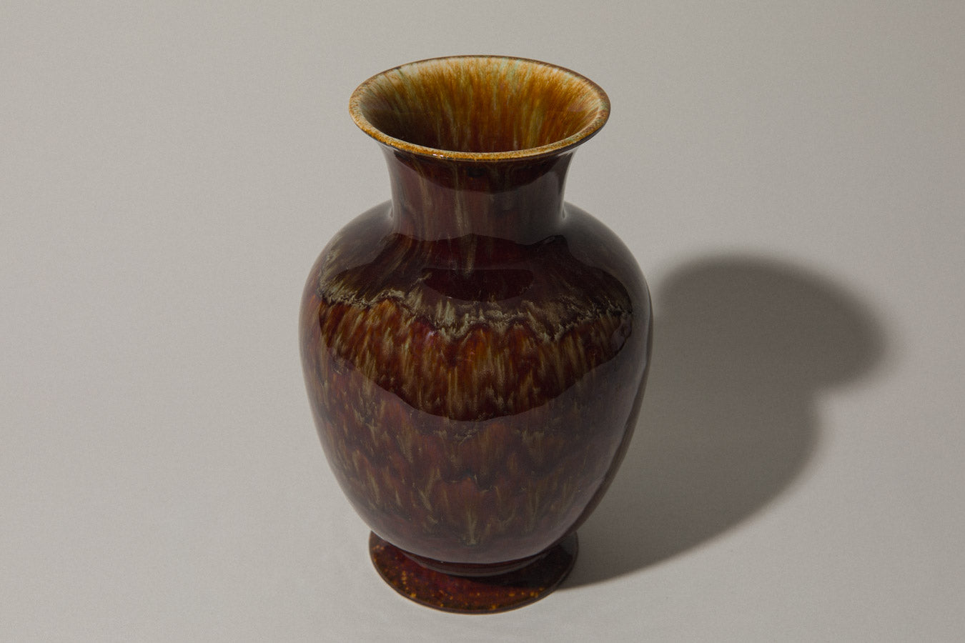 Classic shape faience VASE