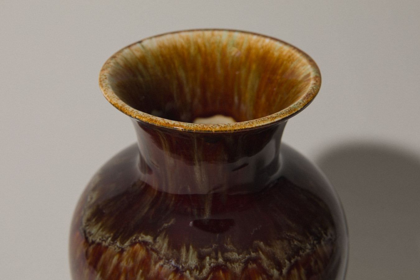 Classic shape faience VASE