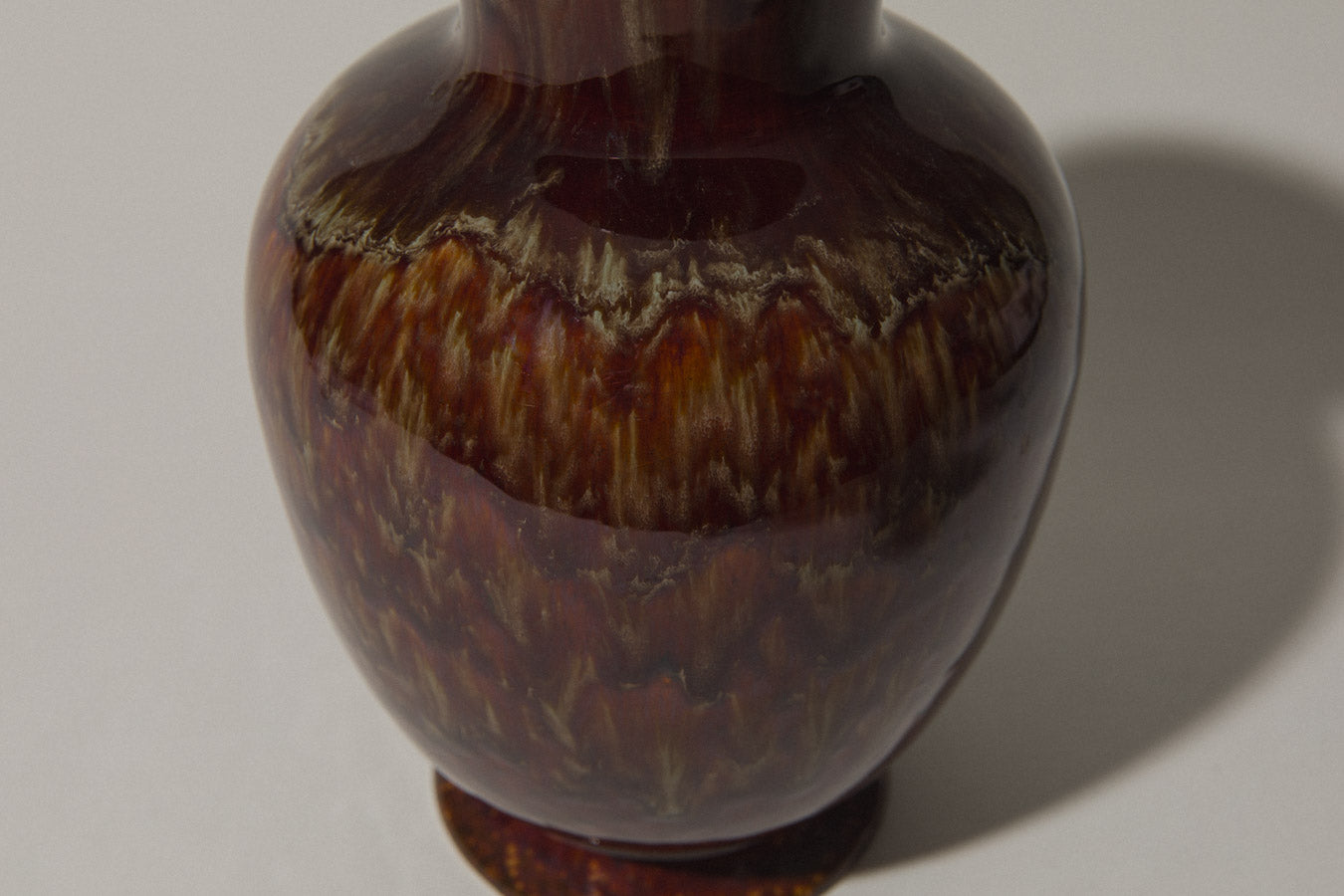 Classic shape faience VASE