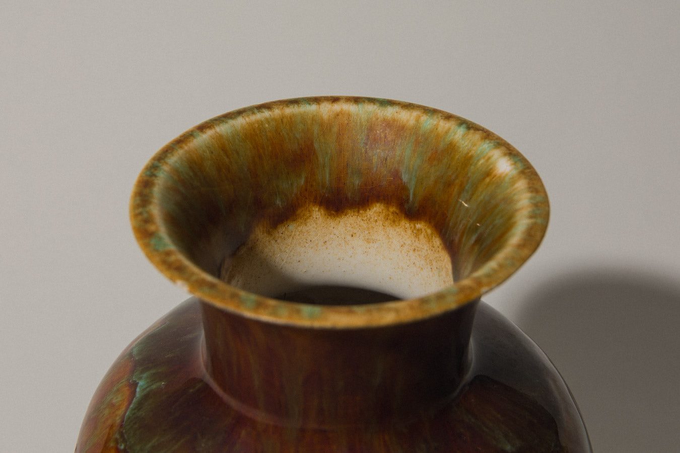 Classic shape faience VASE