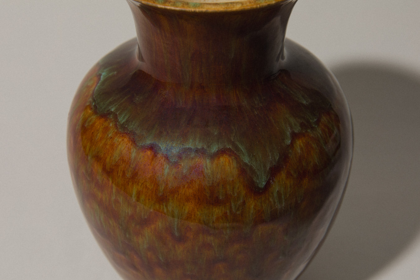 Classic shape faience VASE
