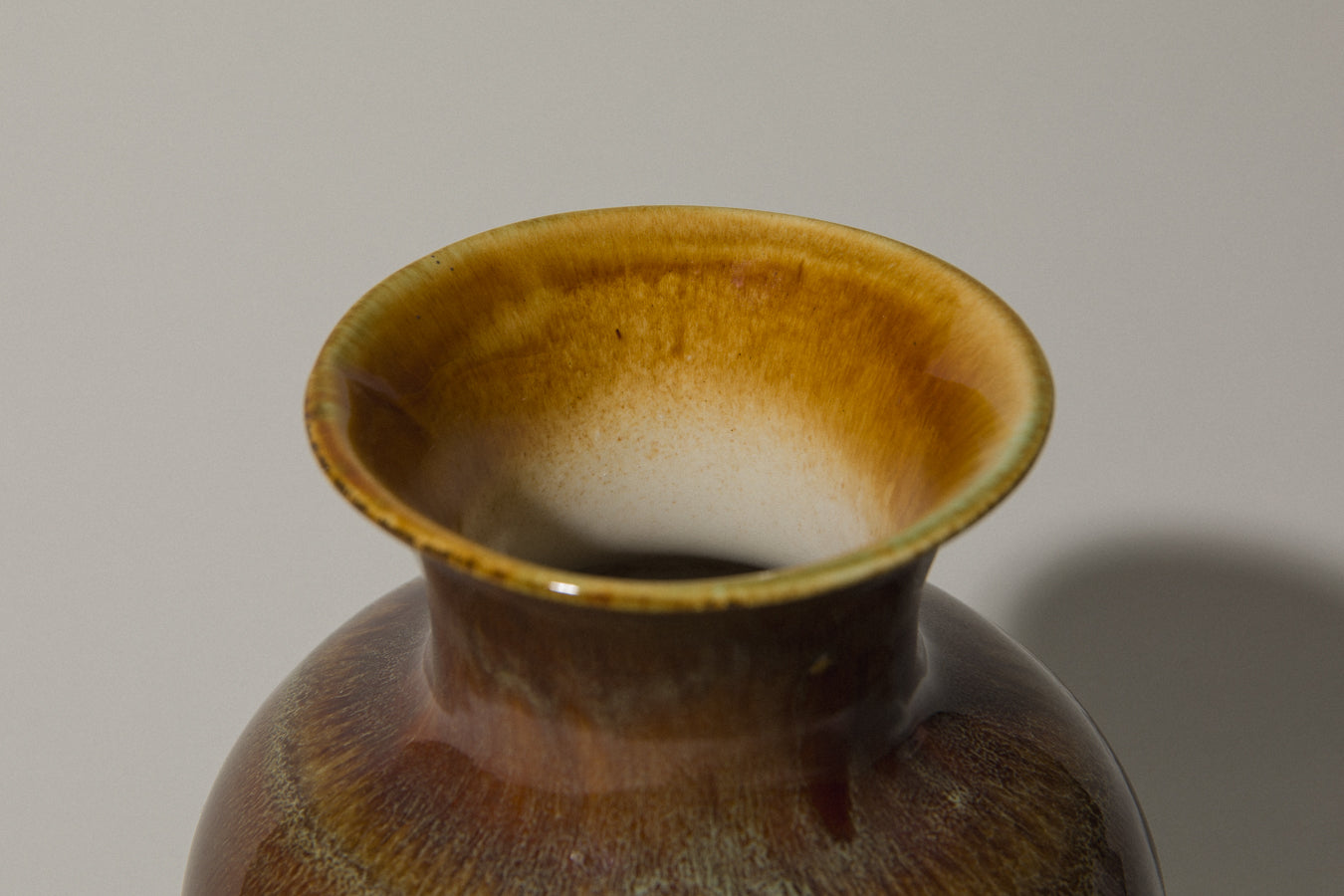 Classic shape faience VASE
