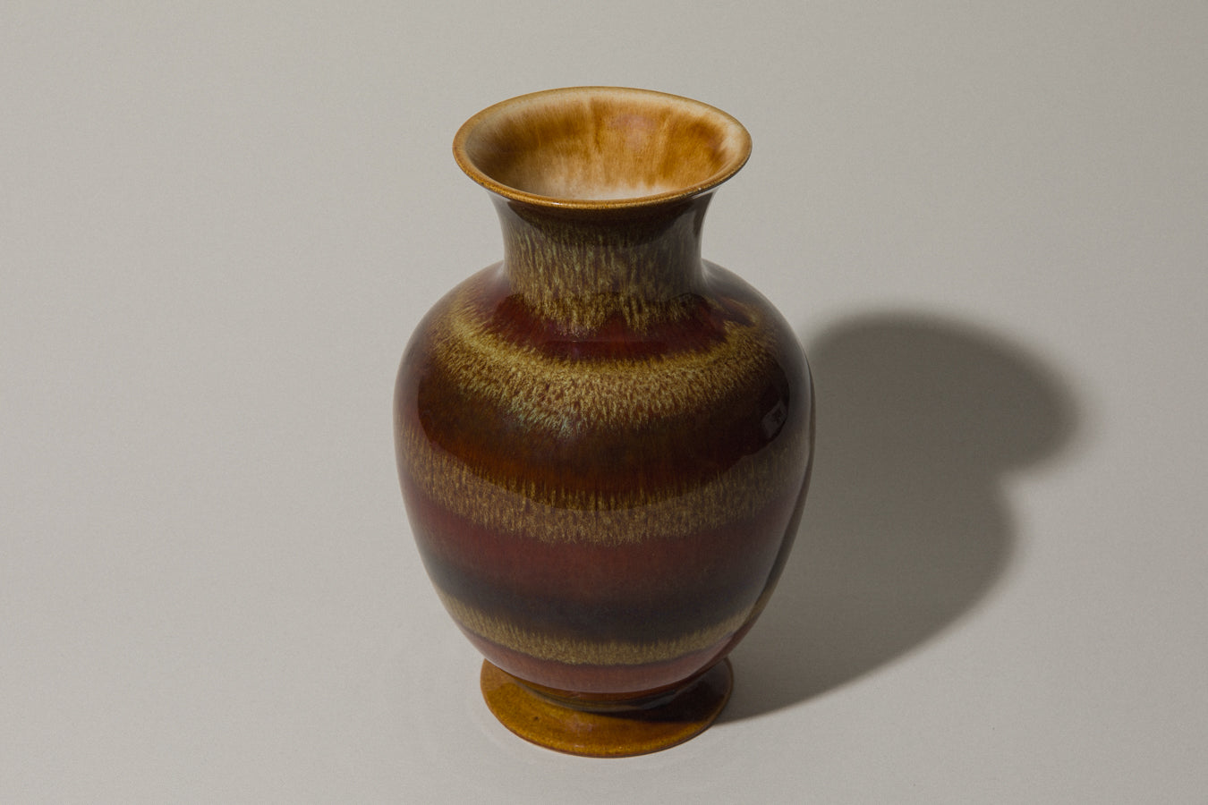 Classic shape faience VASE