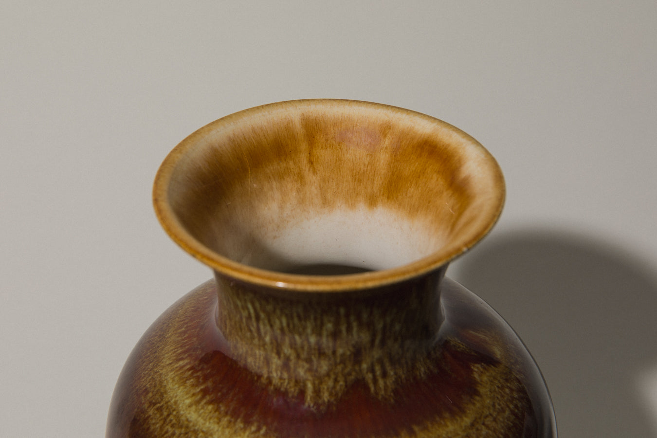 Classic shape faience VASE