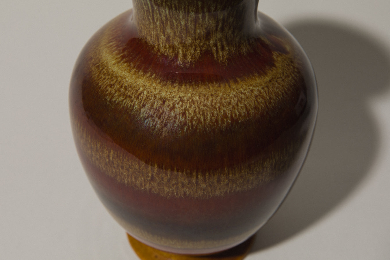 Classic shape faience VASE