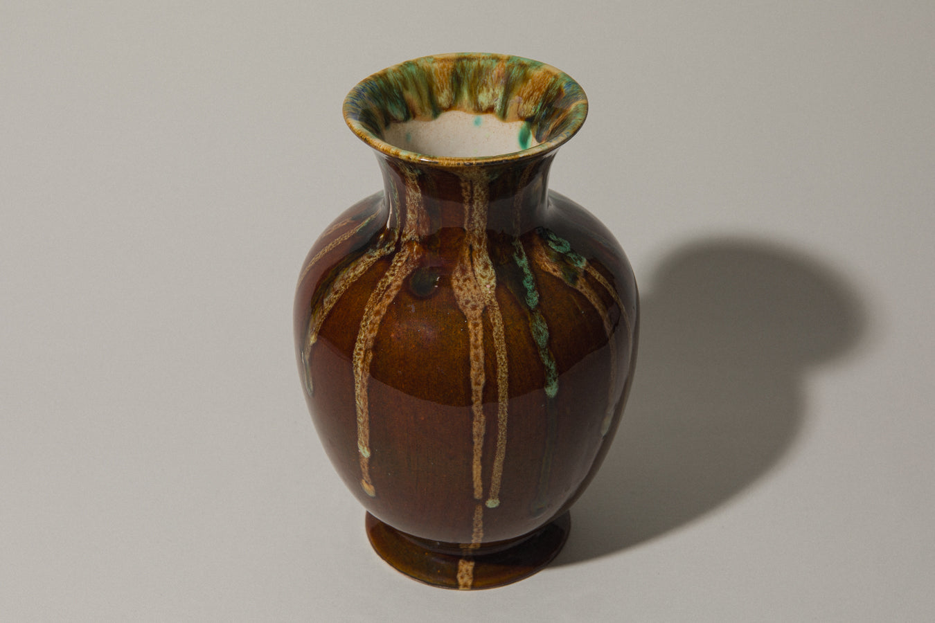 Classic shape faience VASE
