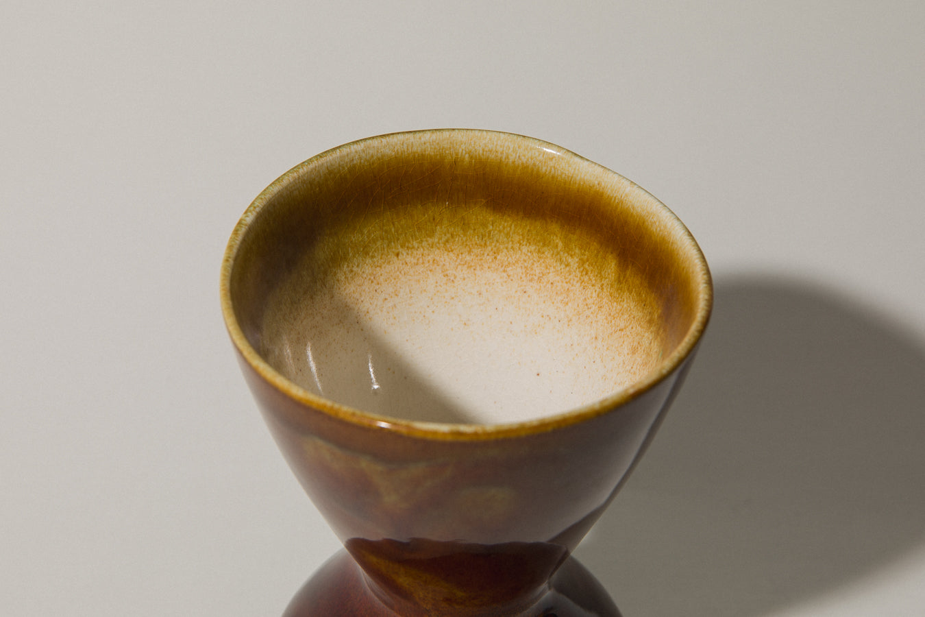 Wide-mouthed faience VASE _ 394