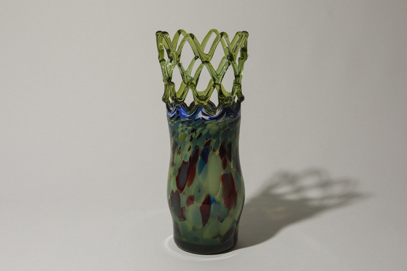 Colourful glass VASE